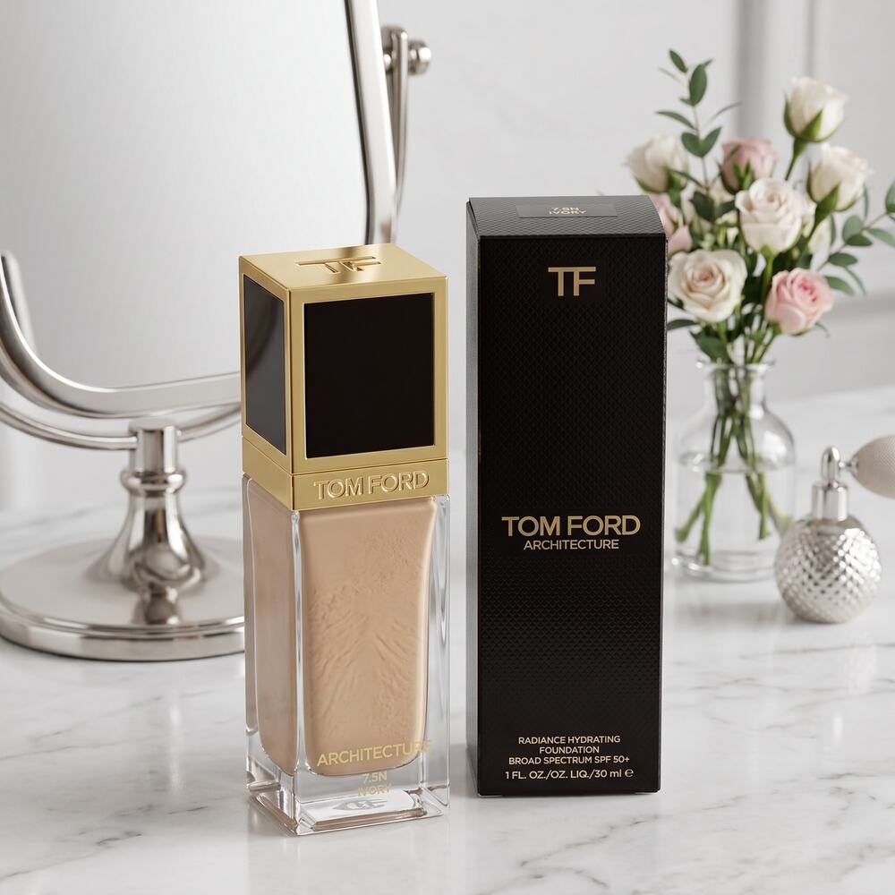 Tom Ford Architecture Soft Matte Foundation SPF 50 7.5N Ivory NIB